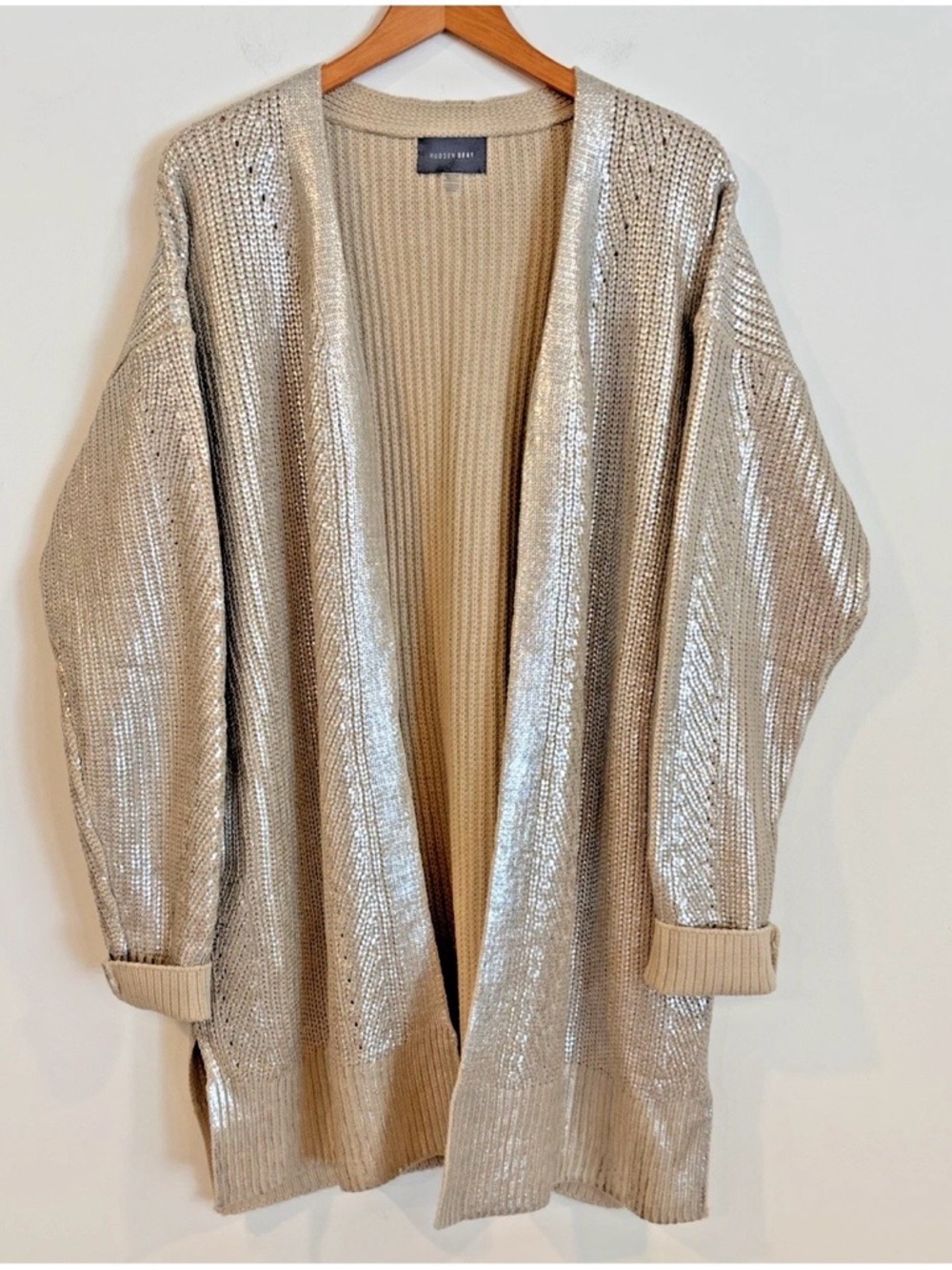 Hudson Gold Knit Cardigan